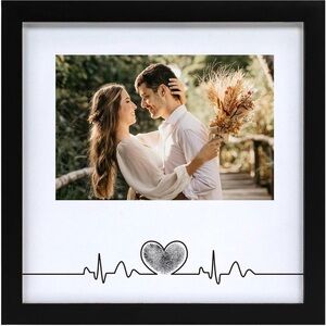 ☀️☀️Black Heartbeat Photo Frame